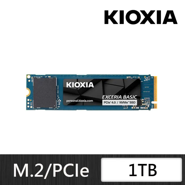 【KIOXIA  鎧俠】EXCERIA Basic 1TB M.2 2280 PCIe 4.0 SSD固態硬碟