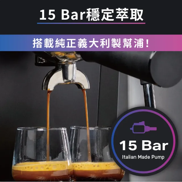 【GE 奇異】Profile半自動義式咖啡機(P7CESAS6RBB TW)
