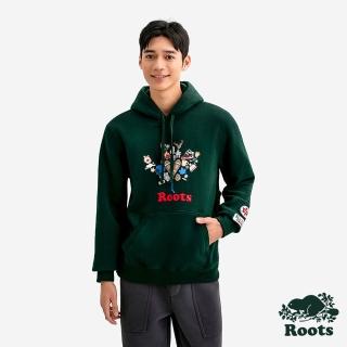 【Roots】Roots男裝-MAPLE LEAF 連帽上衣(深綠色)