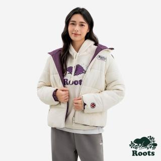 【Roots】Roots女裝- WINTER WONDER REVERSABLE 連帽外套(象牙白)