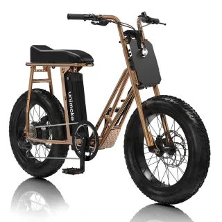 【SEic】Unimoke SW 玫瑰金 - 親子/寵物 電輔胖胎車 20吋(福利車六折限量出清)