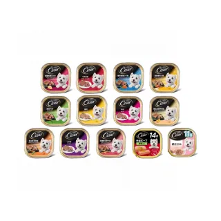 【Cesar 西莎】經典風味餐盒 100g*24入(狗罐/犬餐盒/熟齡犬/全齡適用)
