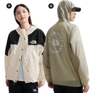 【The North Face 官方旗艦】中性款多機能防風/防曬外套(多款任選)