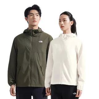 【The North Face 官方旗艦】中性款DWR防風防潑水外套(多款任選)