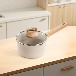 【Tefal 特福】暖暖系列16CM不沾鍋單柄湯鍋-加蓋(IH爐可用鍋/電磁爐適用)