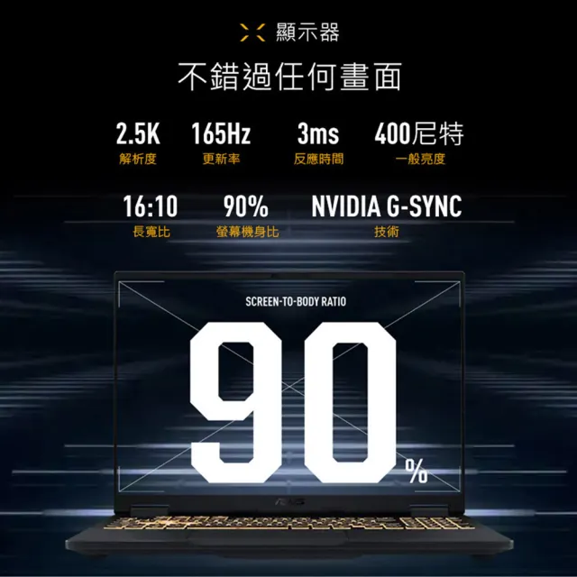 【ASUS】升級2TB組★16吋 i5 GeForce RTX5060電競筆電(FX608JM-0051A13450HX/i5-13450HX/16G/1TB/W11)