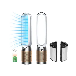 【dyson 戴森】TP12 Purifier Cool De-NOx 二合一甲醛NOx偵測涼風空氣清淨機(白金色)