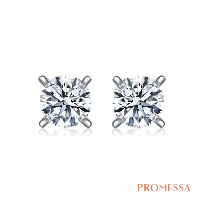 【PROMESSA】10分 18K金 如一系列 鑽石耳環(一對)