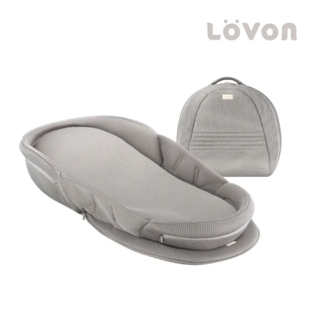 【LOVON】Ruya 折疊式攜帶床中床(嬰兒床中床 可調斜度 攜帶型 新生兒睡窩 多功能床中床)