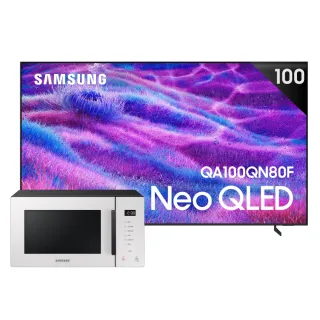 【Samsung 三星】100型 4K Neo QLED 144Hz Mini LED AI智慧顯示器 100QN80F 壁掛安裝(QA100QN80FXXZW)