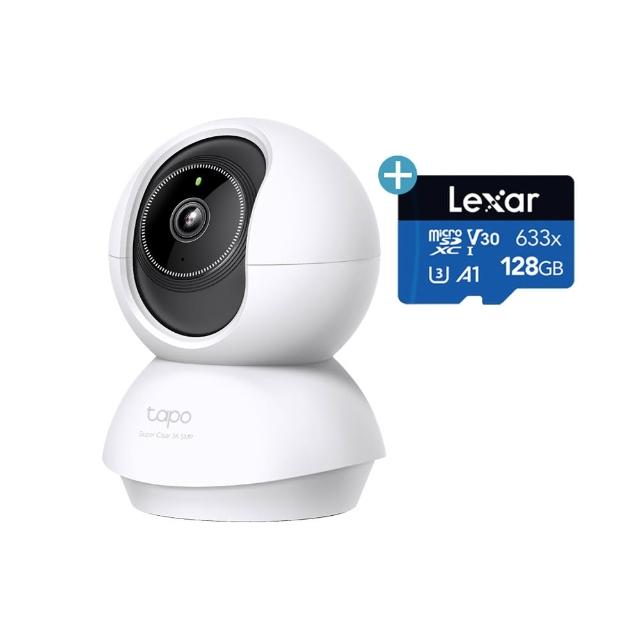 (128G記憶卡組)【TP-Link】Tapo C230 3K 500萬畫素 AI智慧追蹤 360°旋轉式 無線網路攝影機 監視器 IP CAM