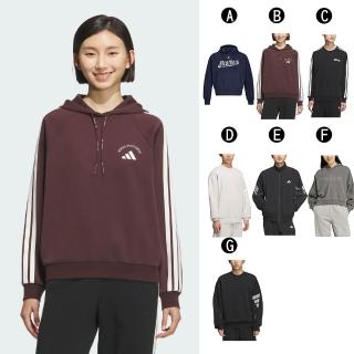 【adidas 愛迪達】連帽長袖T恤 圓領長袖T恤 運動外套 CTBC BROS BB HD 男女 A-KE7031 B-KC0033 精選七款