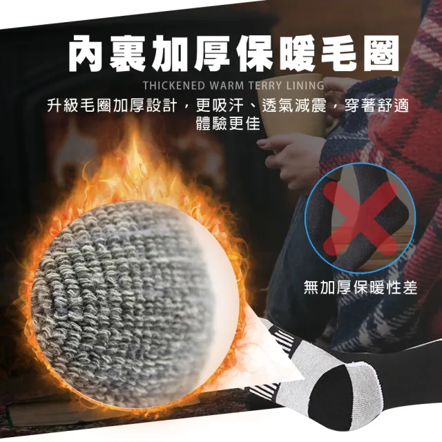 【TAS 極限運動】3入組 基礎款滑雪襪 兒童/成人用(滑雪襪 保暖襪 運動襪 足球襪 雪襪 吸濕排汗 滑雪 襪子)
