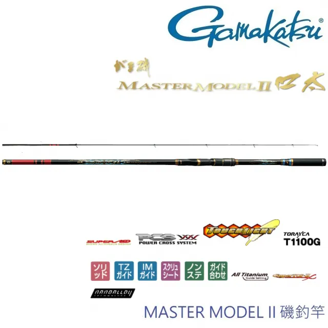 GAMAKATSU】MASTER MODEL 口太大師II MH53 磯釣竿二代(公司貨) - momo