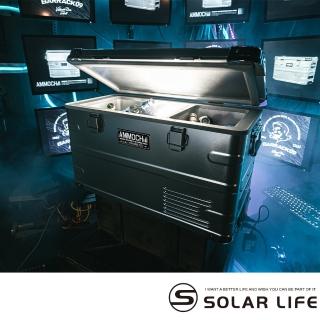 【BARRACK09】AMMOCHILL雙槽雙溫控車載行動冰箱35L(露營車用冰箱 車載電冰箱 冷凍壓縮機 家用汽車冰箱)