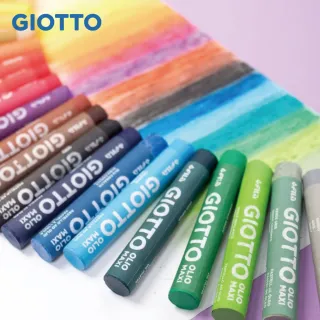 【GIOTTO】兒童粉蠟筆(24色)｜開學 繪畫 塗鴉筆 繪圖筆