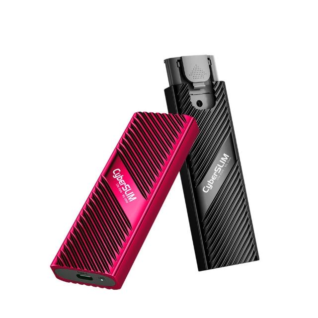 【CyberSLIM】CyberSLIM M2T M.2 NVMe SSD外接盒 Type-C / USB-A 雙介面(隨插即用 鋁合金外殼)