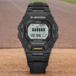 【CASIO 卡西歐】G-SHOCK 跑步運動訓練 MIP LCD 藍芽電子錶 手錶 送禮 禮物 推薦(GBD-200-1A1)