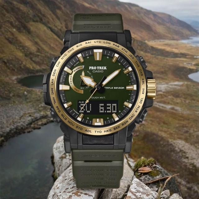 【CASIO 卡西歐】PRO TREK 30週年紀念 登山系列太陽能戶外手錶 送禮 禮物 推薦(PRW-61ANS-3)