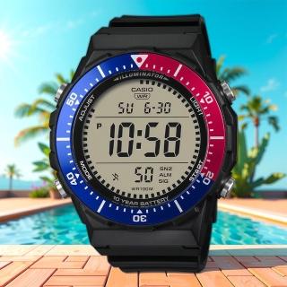 【CASIO 卡西歐】可樂圈 10年電力大螢幕運動電子錶 手錶 送禮 禮物 推薦(AE-1700H-1A2V)