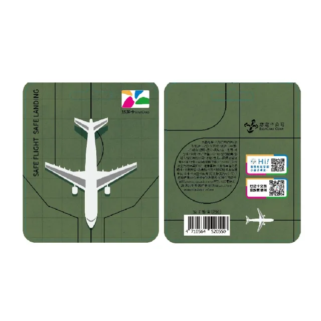 【Easycard 悠遊卡】代銷 飛行前拆除造型悠遊卡-紅