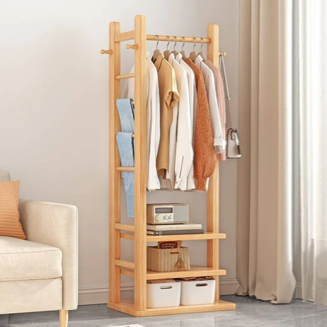 實木衣帽架