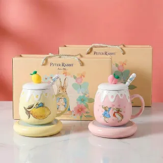 【PETER RABBIT 比得兔】智能恆溫馬克杯｜恆溫底座設計｜辦公／居家首選