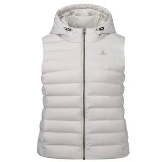 【ATUNAS 歐都納】女款HEAT CORE蓄熱保暖羽絨背心(A1VE2507W米卡/防潑水/防風/休閒/旅遊/百搭款)