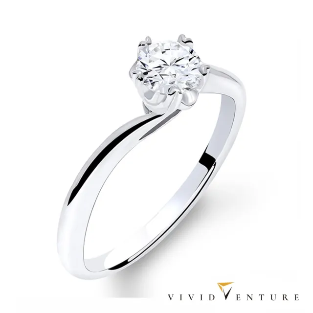 【Vividventure 亞帝芬奇】鉑金 GIA 70分 DSI2 3VG 八心八箭 無螢光 天然鑽石 真鑽 戒指 經典愛情