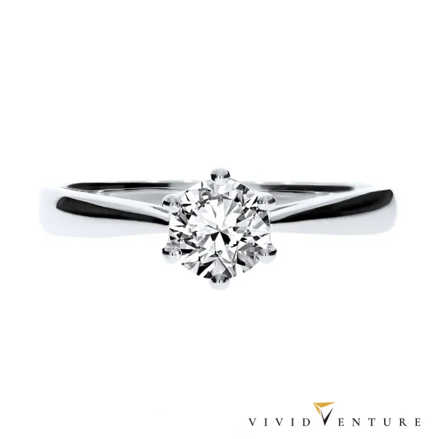 【Vividventure 亞帝芬奇】鉑金 GIA 70分 DSI2 3VG 八心八箭 無螢光 天然鑽石 真鑽 戒指 經典永恆