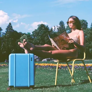 【Floyd】21吋登機箱 寶寶藍(鋁框箱)