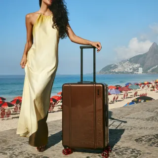 【Floyd】31吋行李箱 可可棕(鋁框箱)