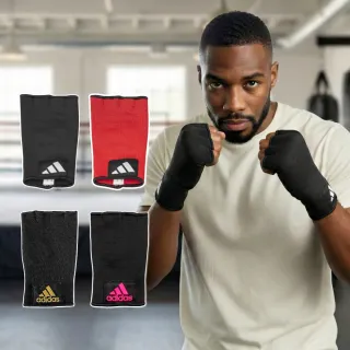 【adidas 愛迪達】拳擊快速手綁帶(可取代傳統拳擊手綁帶繃帶 快綁 內襯套 泰拳 格鬥 拳擊手套 拳套搭配用)