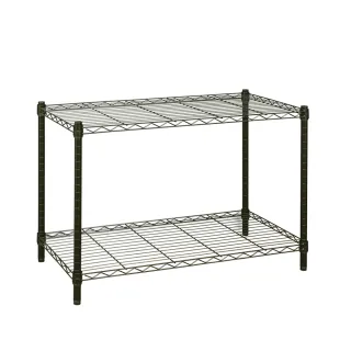 【dayneeds 日需百備】荷重型 90x45x60公分烤漆二層架(鐵力士架/收納層架/層架/鐵架)