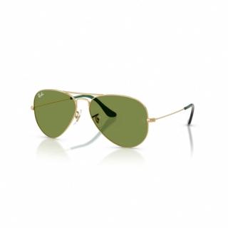【RayBan 雷朋】經典飛行員太陽眼鏡(金 綠色鏡片#RB3025 0014E-62mm)