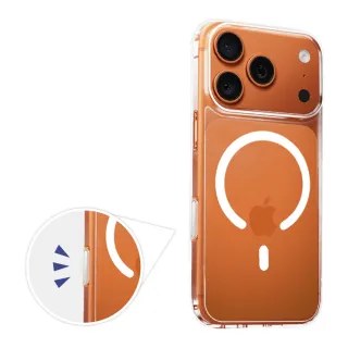 【ZA 喆安】相機控制側鍵無套手感磁吸充電TPU透明防摔手機保護殼i17/16 Air/Plus/Pro/Pro Max(適用iPhone)