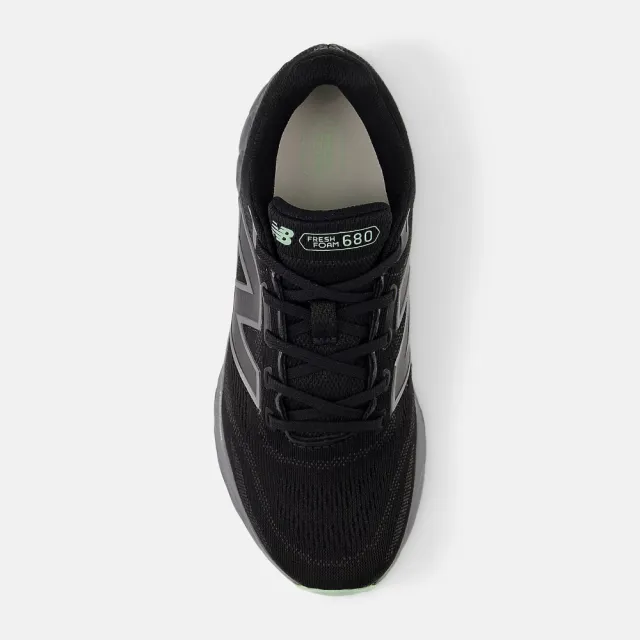 【NEW BALANCE】NB 慢跑鞋 女鞋 運動鞋 緩震 黑綠 W680WBK8-D楦