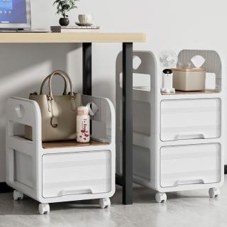 【HOME宜家】書包置物架 可移動收納架 書包小推車 桌下收納櫃 書本收納架78*38*33cm(收納櫃/移動架/儲物櫃)