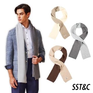 【SST&C】男款 秋冬羊毛圍巾-多款任選(季末折扣)