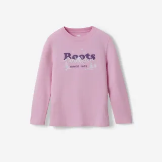 【Roots】Roots 大童-WINTER WONDER 長袖上衣(淺粉色)