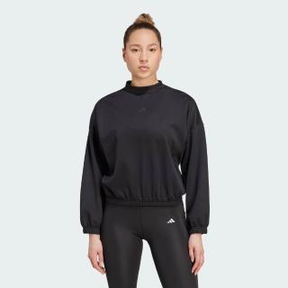 【adidas 愛迪達】ESSENTIALS 長袖上衣 吸濕排汗 女 JM4488