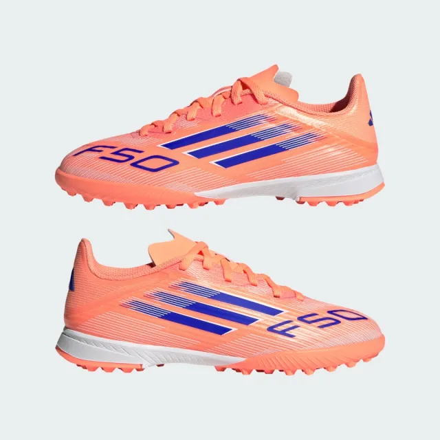 【adidas 愛迪達】F50 LEAGUE TURF 足球鞋 運動鞋 童鞋 JI0001