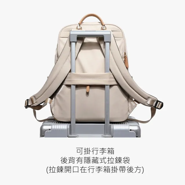 【MoodRiver】中款 優雅 後背包 氣質 電腦背包 書包 防潑水 女生包包 筆電後背包 旅行 背包
