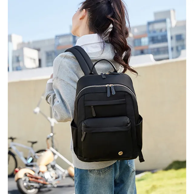 【MoodRiver】雙11 中款 優雅 後背包 氣質 電腦背包 書包 防潑水 女生包包 筆電後背包 旅行 背包