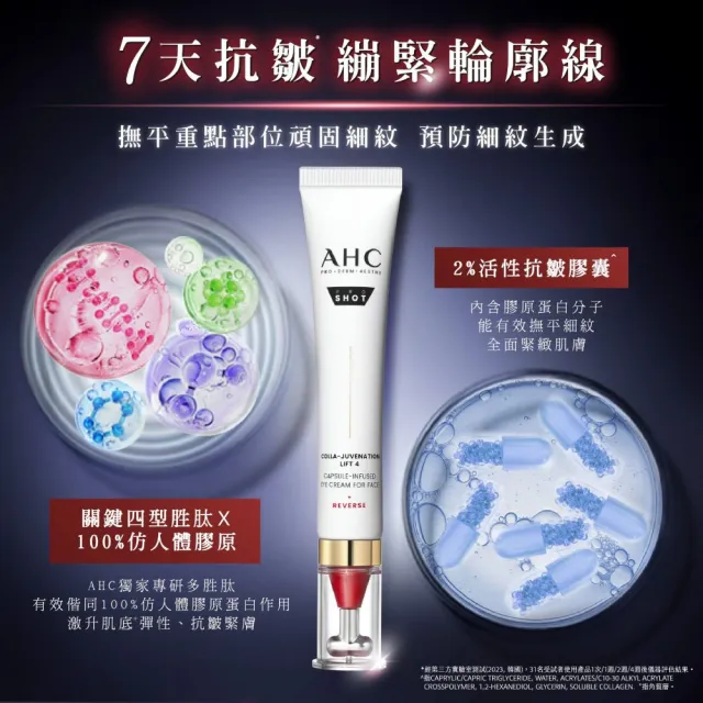 【AHC】B5保濕新客體驗美妝袋(B5精華30ml+機能水30ml+雙波眼霜10ml)