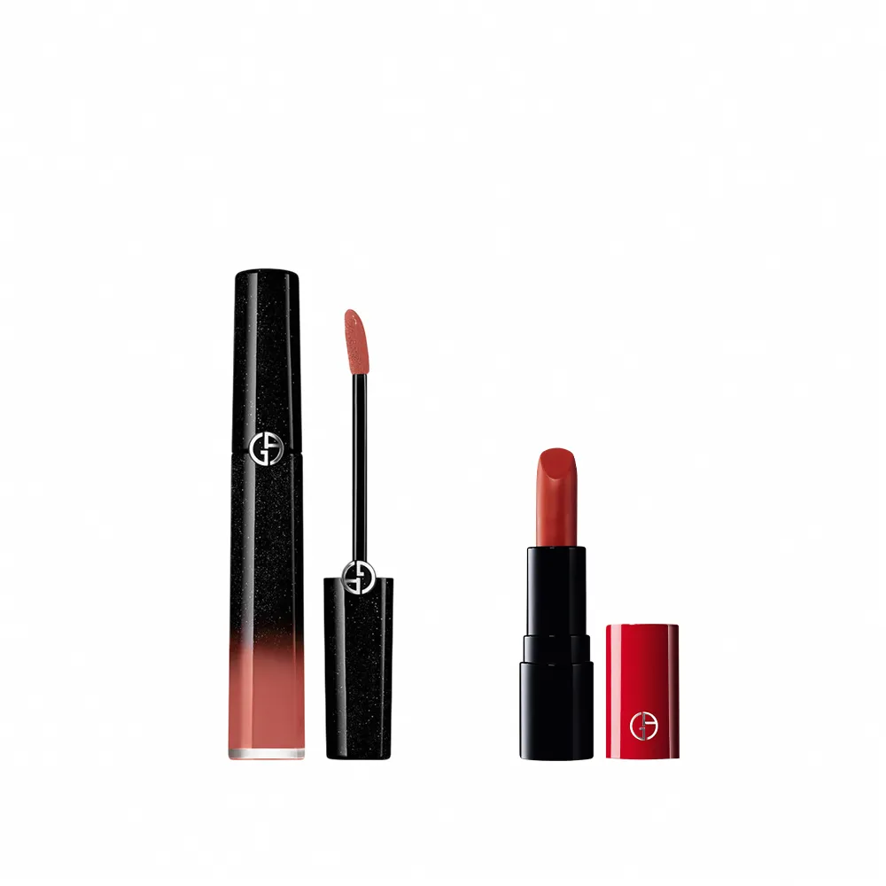 【ARMANI 亞曼尼】官方直營 奢華絲絨訂製唇萃 6.5ml 夜幕星燦系列(唇彩/唇釉/GA)