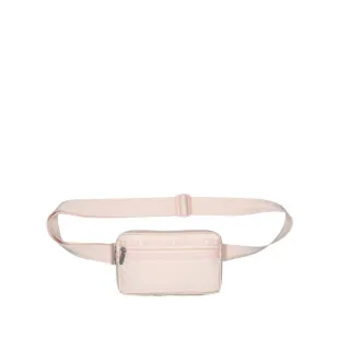 【Lesportsac】輕量材質 輕便方型腰包(1008 晨曦桃粉)