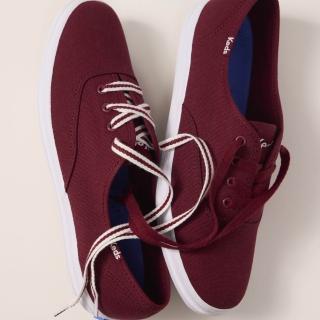 【Keds】品牌經典帆布款 品牌經典系列 勃根地酒紅 CHAMPION CANVAS WF68658