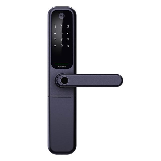 【Yale 耶魯】Byyou Pro五合一智能電子鎖/門鎖(指紋│卡片│密碼│藍芽│鑰匙 / 含基本安裝)