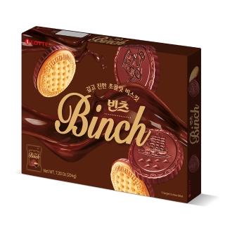 【Lotte 樂天】BINCH巧克力餅乾204g